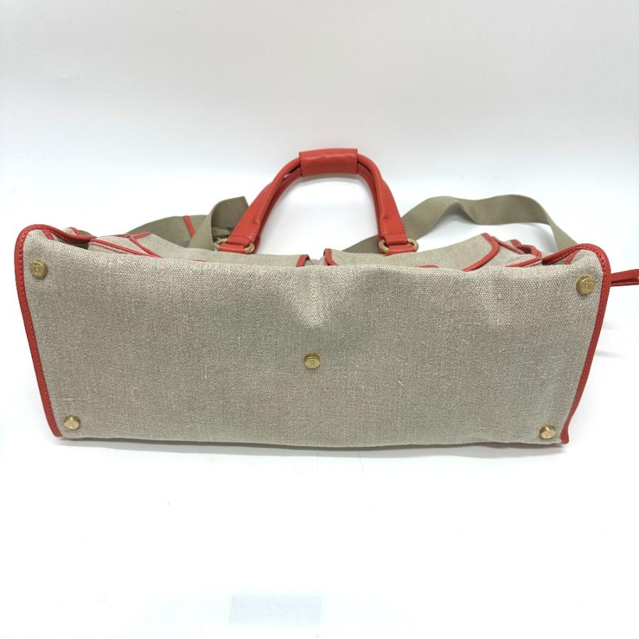 CELINE セリーヌ ロゴ ヴィンテージ 2WAY ボストンバッグ キャンバス/レザー ベージュ ユニセックス【中古】 | CELINE | 02