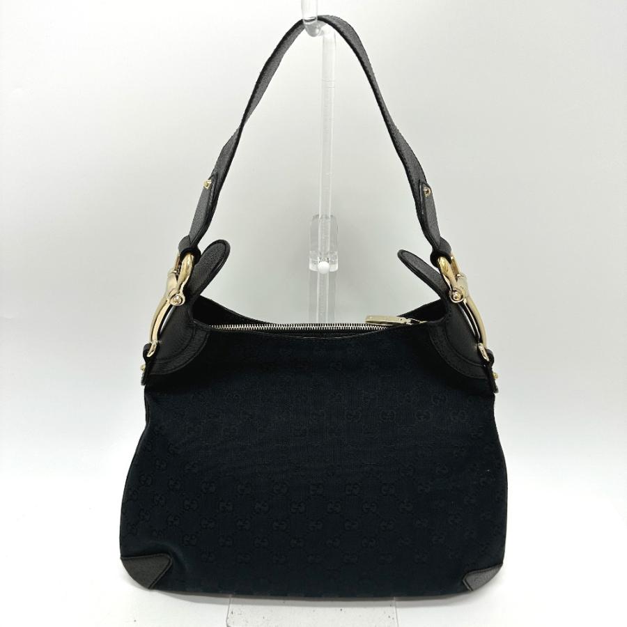 GUCCI（グッチ） 145826 GG ホースビット ハンドバッグ GGキャンバス 
