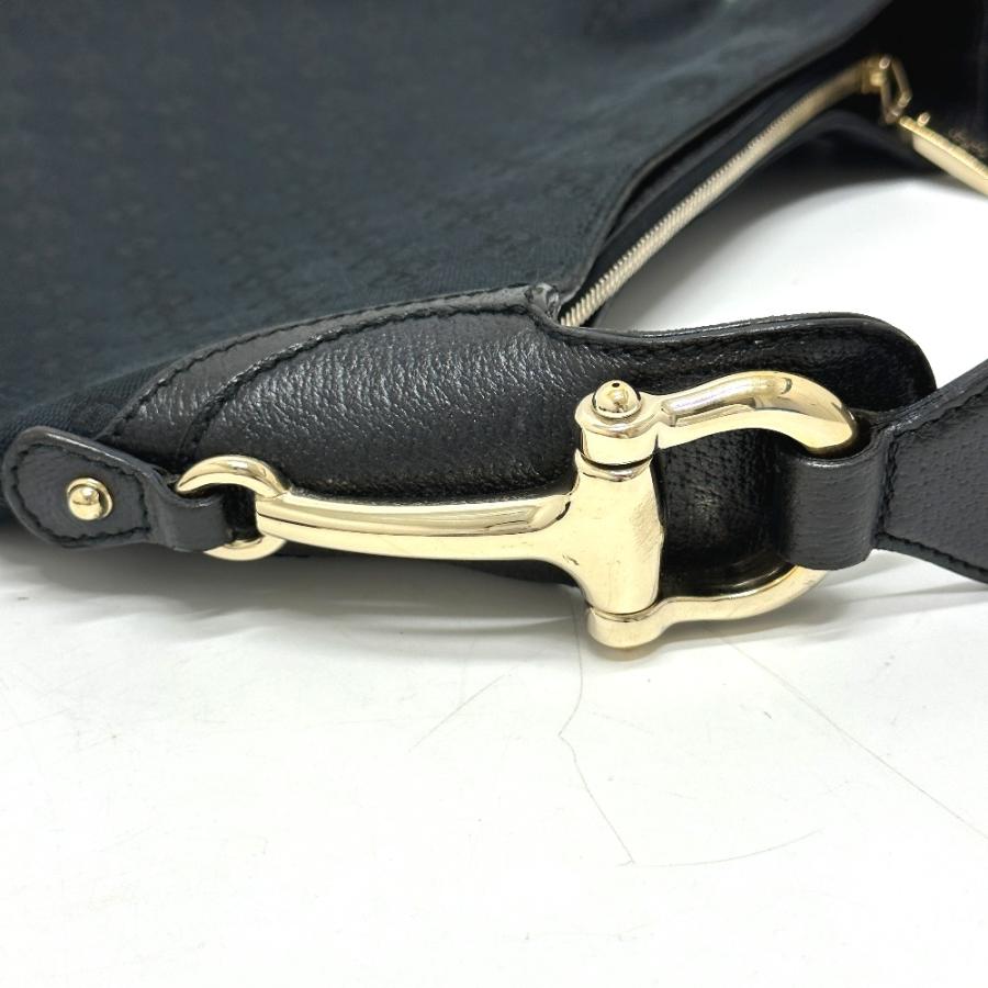 GUCCI（グッチ） 145826 GG ホースビット ハンドバッグ GGキャンバス 