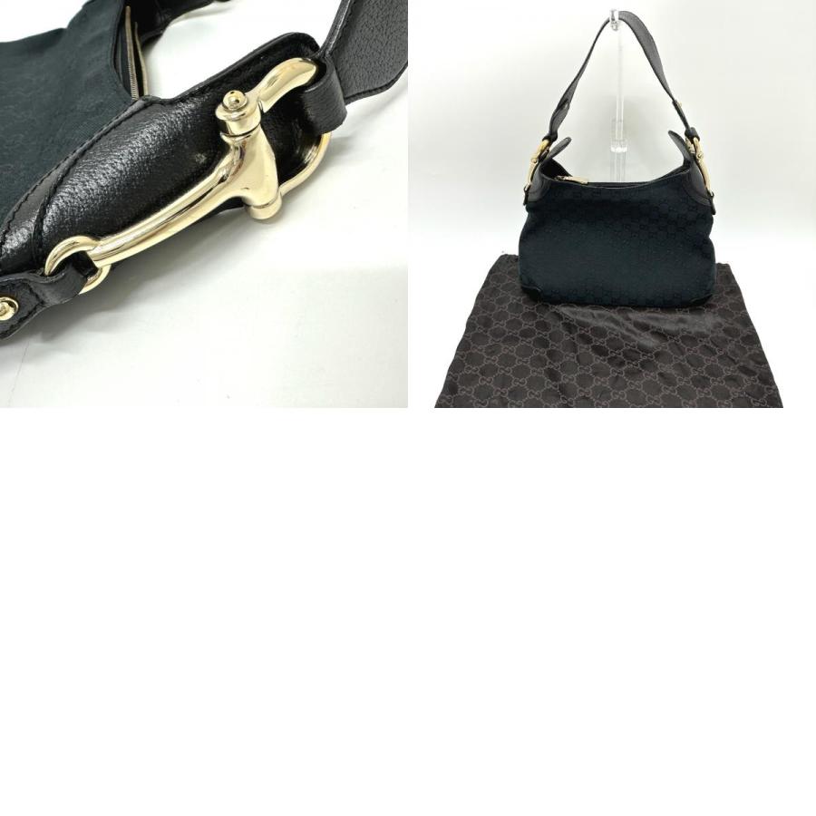 GUCCI（グッチ） 145826 GG ホースビット ハンドバッグ GGキャンバス 