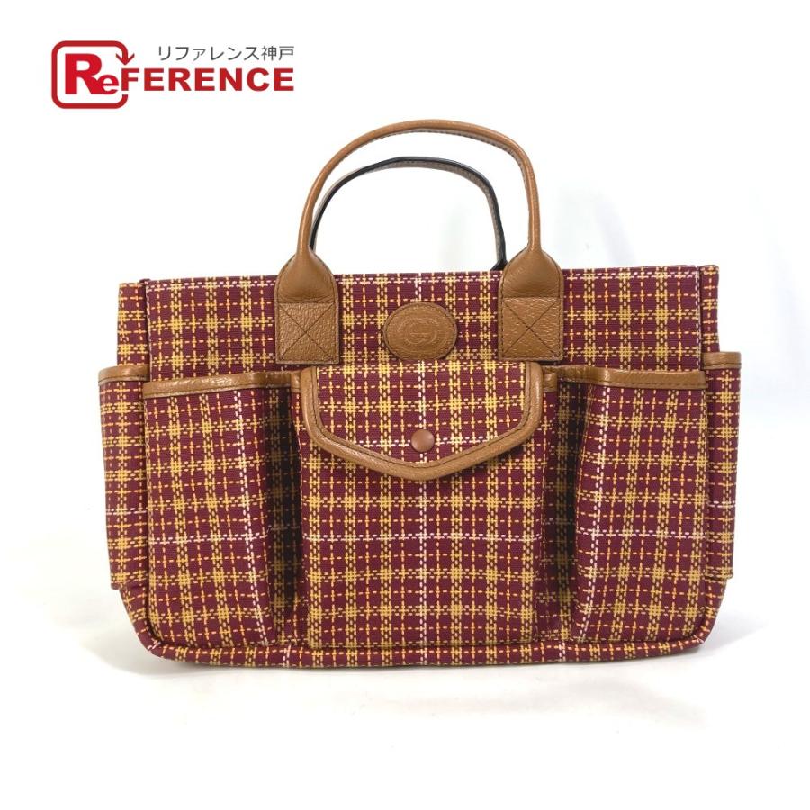 GUCCI グッチ 628159 チェック チルドレンズ トートバッグ カバン 
