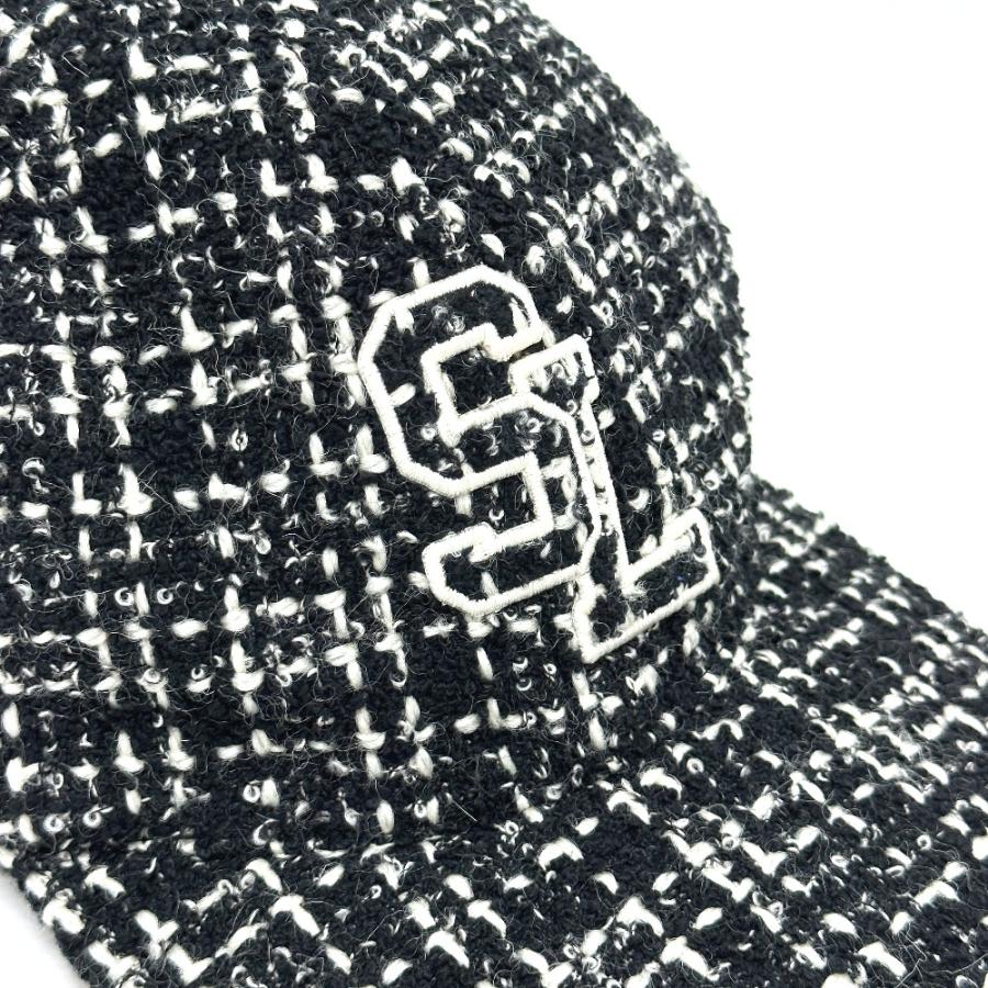 SAINT LAURENT PARIS サンローランパリ 676435 SL ロゴ ツイード  