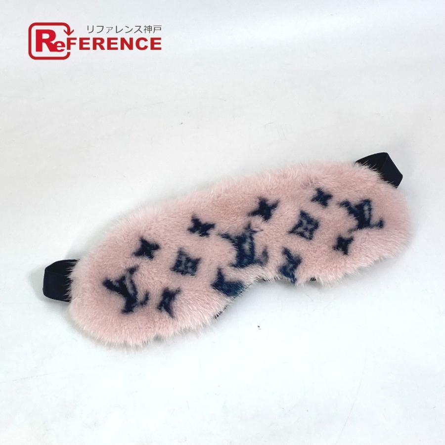 LOUIS VUITTON ルイヴィトン R97454 モノグラム マスク ソメイユ ポーチ セット トラベルグッズ アイマスク ミンク ローズクレー【中古】 | LOUIS VUITTON