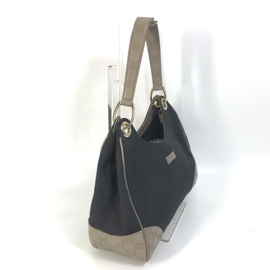 GUCCI グッチ 257265 GG グッチシマ ロゴ 肩掛け ショルダーバッグ キャンバス/レザー ダークネイビー系 レディース【中古】 | GUCCI | 02