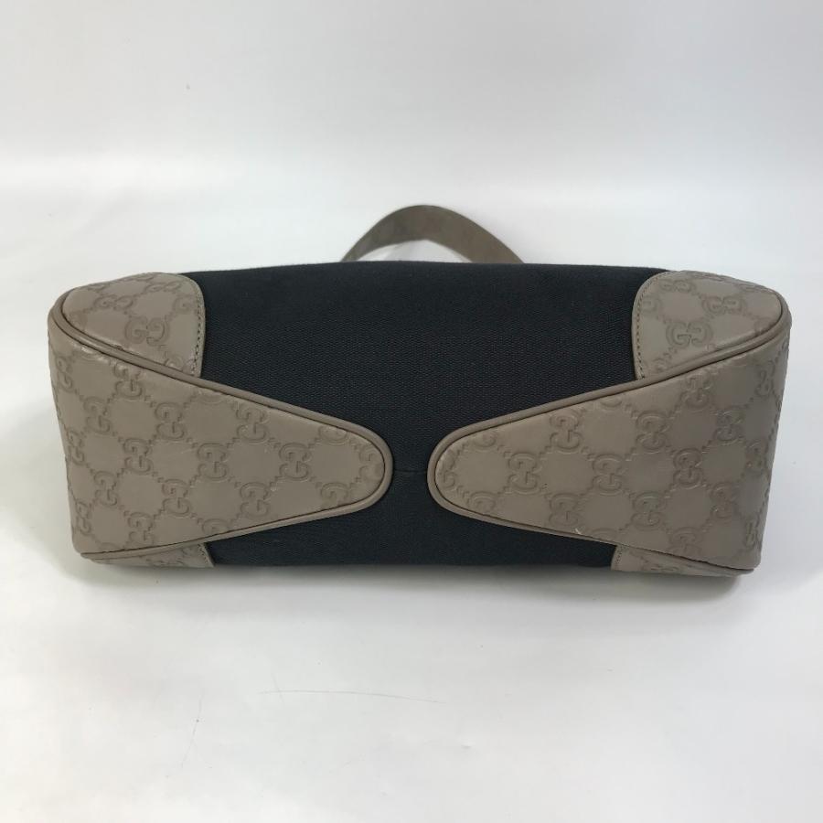 GUCCI グッチ 257265 GG グッチシマ ロゴ 肩掛け ショルダーバッグ キャンバス/レザー ダークネイビー系 レディース【中古】 | GUCCI | 04