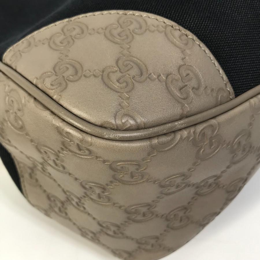 GUCCI グッチ 257265 GG グッチシマ ロゴ 肩掛け ショルダーバッグ キャンバス/レザー ダークネイビー系 レディース【中古】 | GUCCI | 07