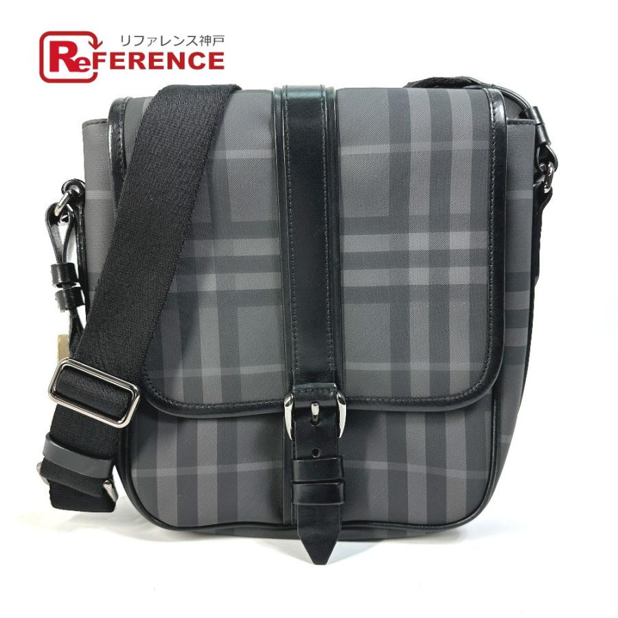 BURBERRY バーバリー メンズ チェック メッセンジャーバッグ BURBERRY】バーバリー ショルダー メッセンジャーバッグ