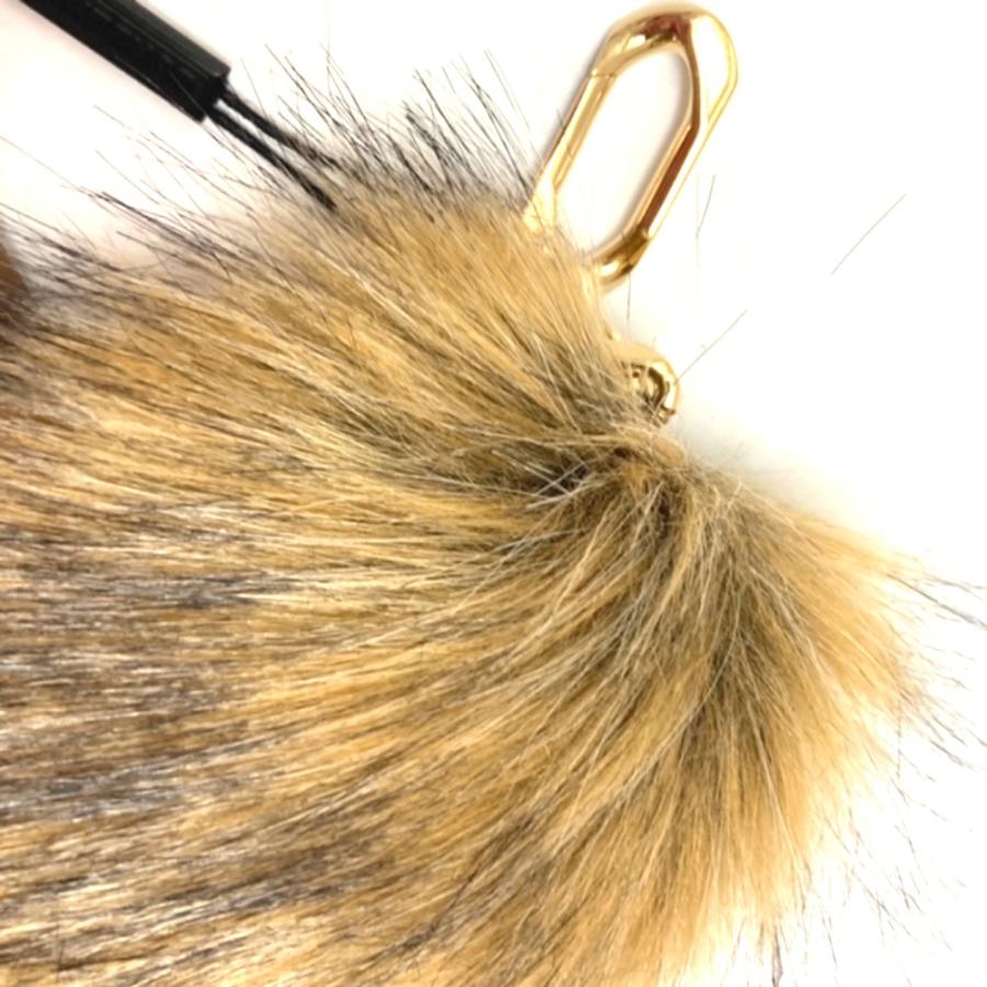 未使用 BURBERRY バーバリー フォックステイル キーホルダー バッグチャーム フェイクファー バッグチャーム ブラウン レディース【中古】 | BURBERRY | 03
