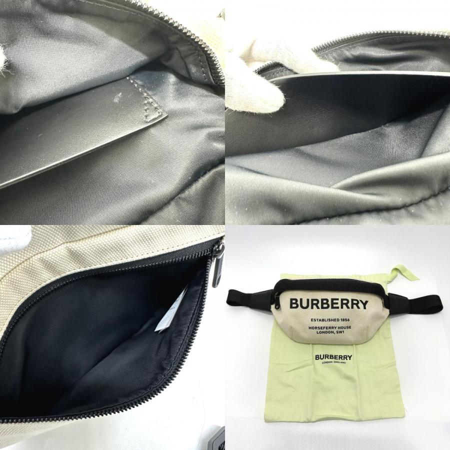 BURBERRY バーバリー 8014641 ロゴ ミディアム ホースフェリープリント バムバッグ ウエストバッグ メンズ【中古】 | BURBERRY | 09