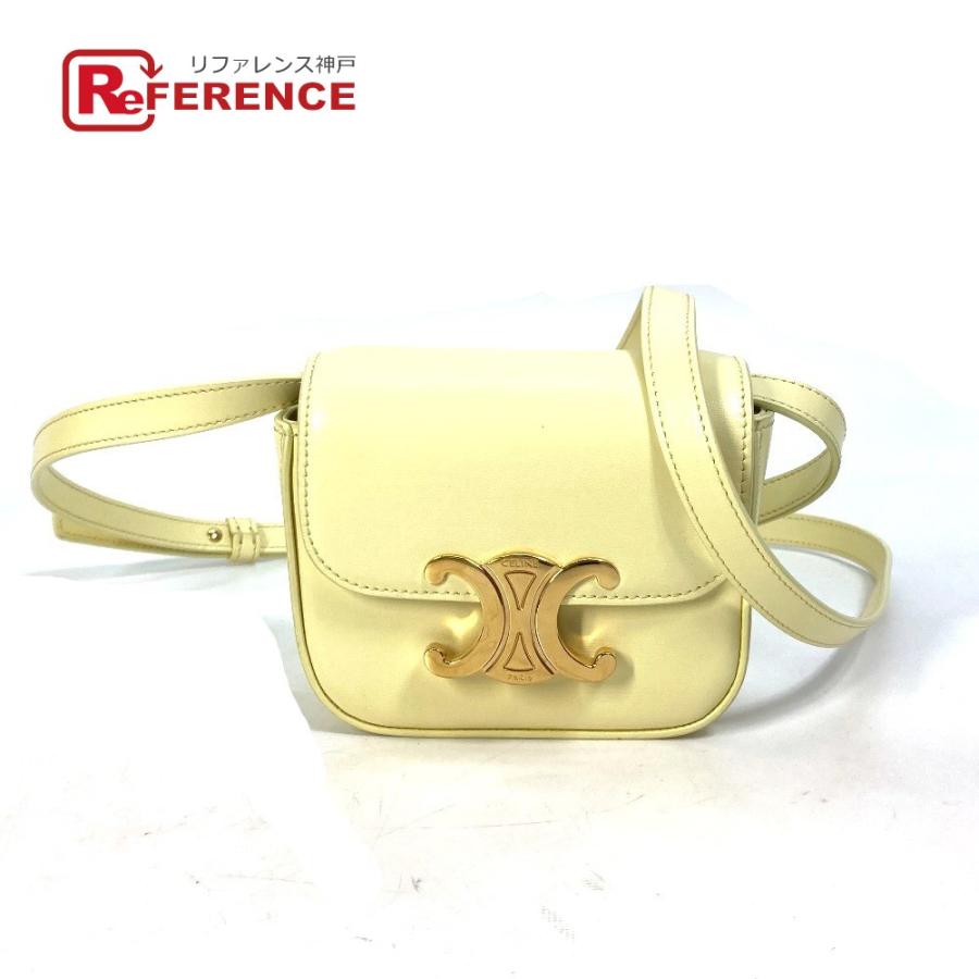 ゴールドロゴが輝く】CELINE ティリーバッグ トリオンフ