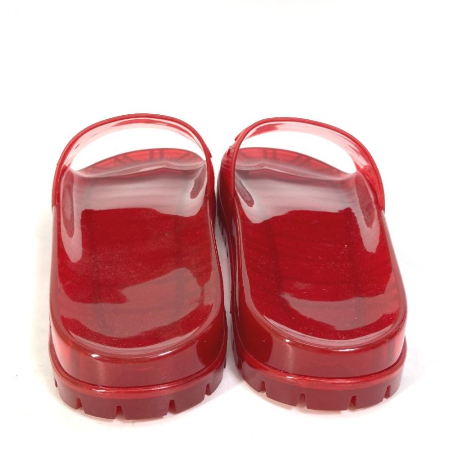 未使用 GUCCI グッチ 721229 スライド アディダス ADIDAS  コラボ ロゴ 靴 サンダル レッド レディース【中古】 | GUCCI | 02