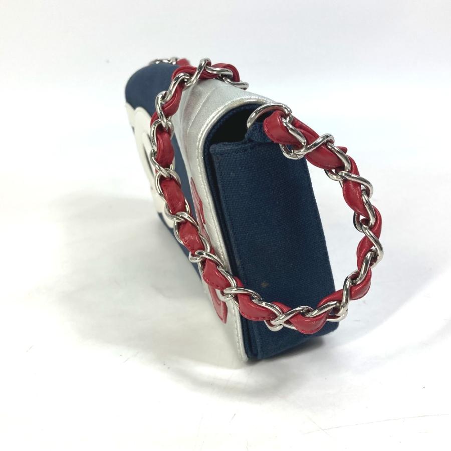 CHANEL シャネル NO.5 ナンバー5 チェーンバッグ 肩掛け カバン ヴィンテージ ショルダーバッグ ネイビー レディース【中古】 | CHANEL | 04