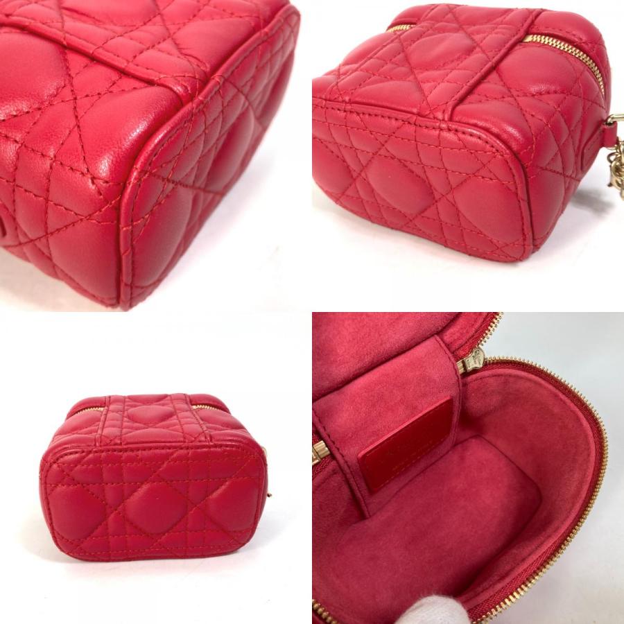 美品 Dior ディオール マイクロバニティ カナージュ 2WAY ショルダーバッグ ハンドバッグ レディディオール バニティバッグ【中古】 |  | 08