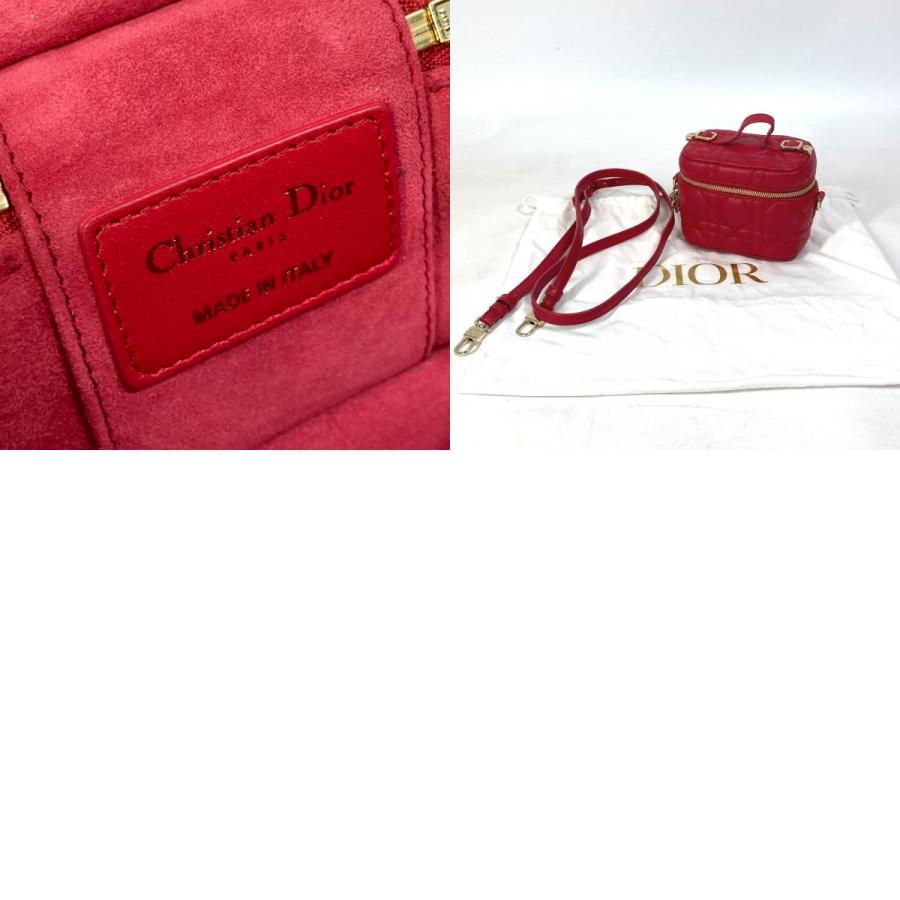 美品 Dior ディオール マイクロバニティ カナージュ 2WAY ショルダーバッグ ハンドバッグ レディディオール バニティバッグ【中古】 |  | 09