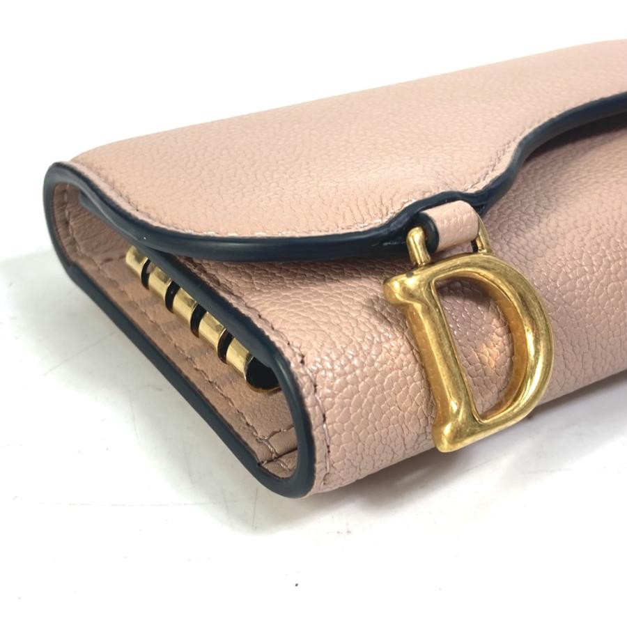 Dior ディオール S5695CCEH キーケース 4連 鍵 キーリング サドル  