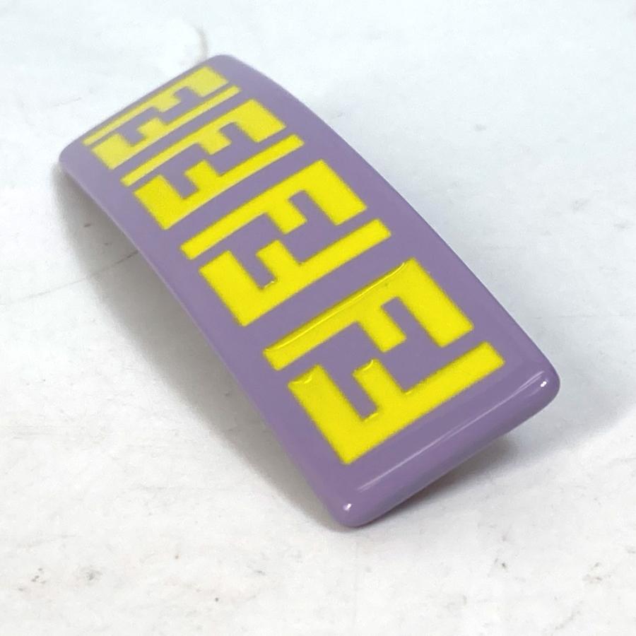 FENDI バレッタ　リボン FENDI フェンディ ブラウンツイル ヘアクリップ バレッタ リボン ヘア