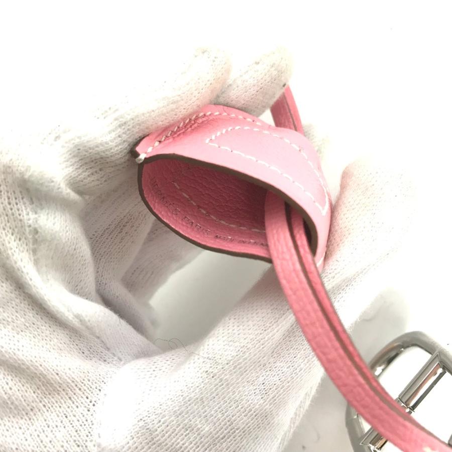 【中古】HERMES インザループショルダーバッグ Y AM 009 UH ピンク[19][240019523088] HERMES(エルメス) Y刻印インザループショルダーバッグ AM009 ピンク