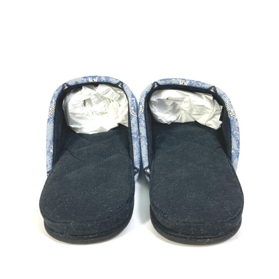 未使用 MCM エムシーエム ロゴ ルームシューズ 室内用 スリッパ ブルー ユニセックス【中古】 | MCM | 02
