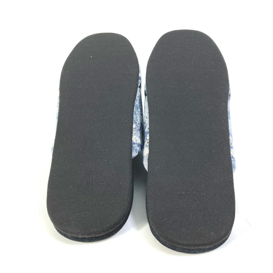 未使用 MCM エムシーエム ロゴ ルームシューズ 室内用 スリッパ ブルー ユニセックス【中古】 | MCM | 07