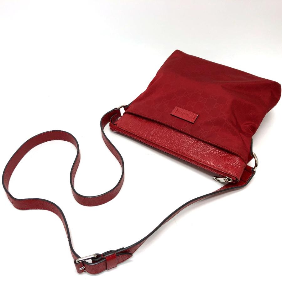 GUCCI グッチ 510342 GG ショルダーバッグ レッド 斜め掛け レディース【中古】 | GUCCI | 06