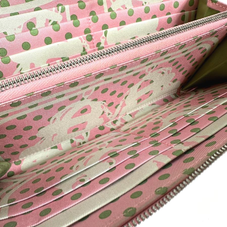 HERMES エルメス アザップロング シルクイン ラウンドファスナー 長財布 ピンク レディース【中古】 | HERMES | 06