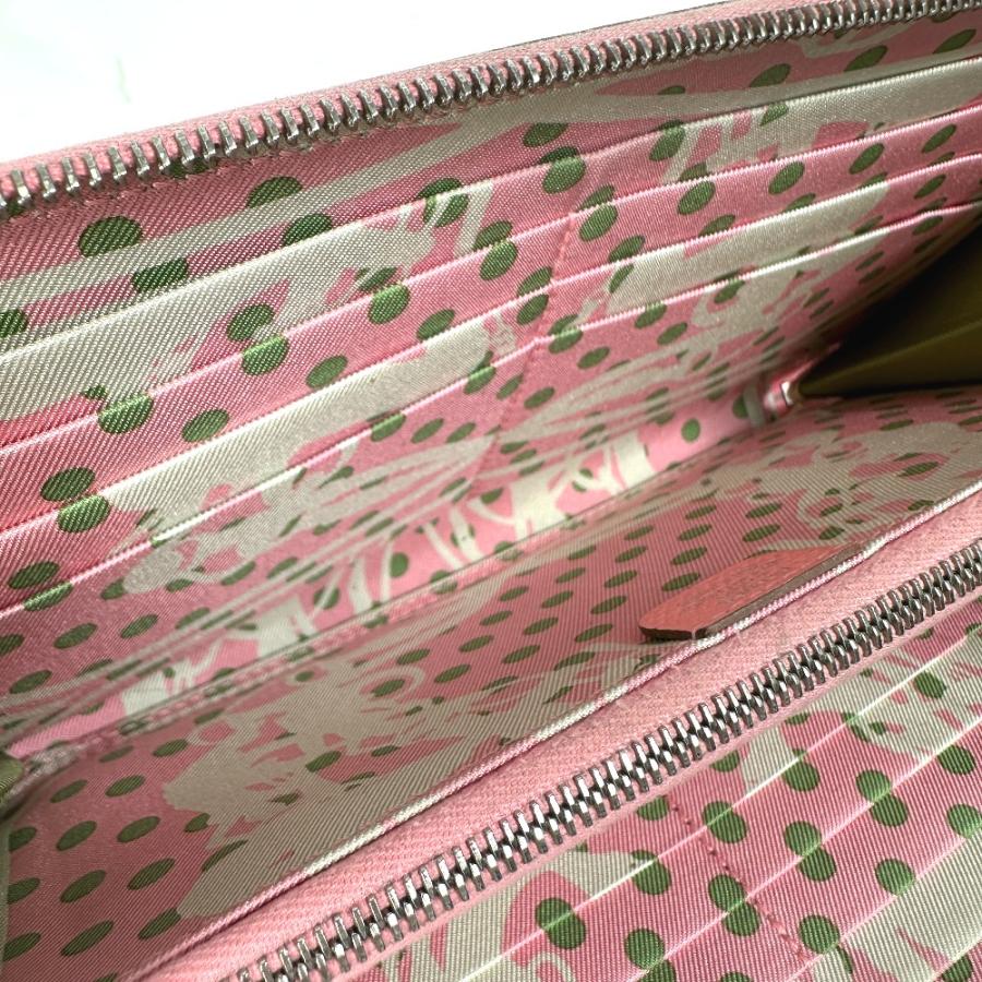 HERMES エルメス アザップロング シルクイン ラウンドファスナー 長財布 ピンク レディース【中古】 | HERMES | 07