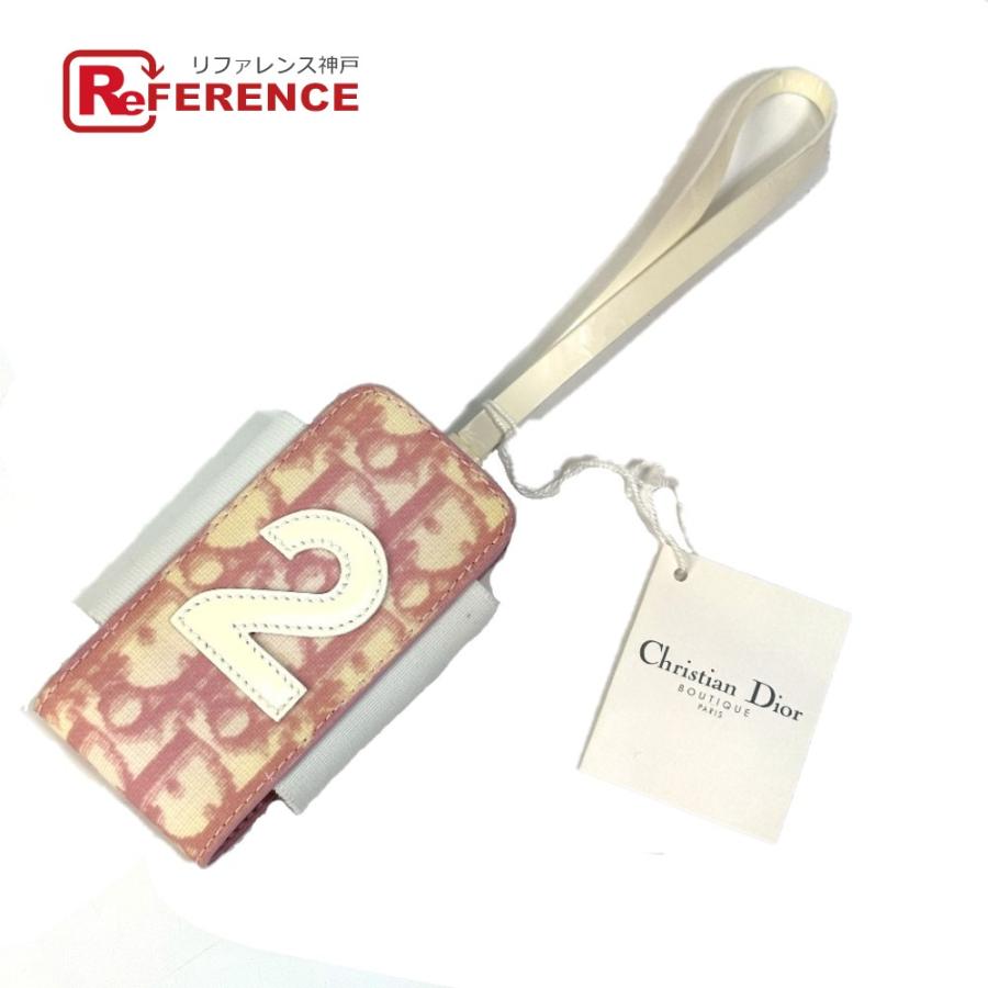 Christian Dior クリスチャンディオール ナンバー2 トロッター 携帯ケース ピンク メンズ【中古】 | 