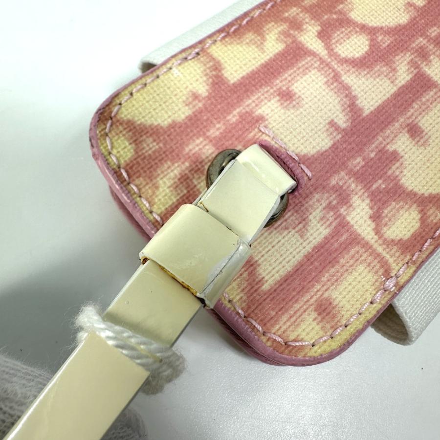 Christian Dior クリスチャンディオール ナンバー2 トロッター 携帯ケース ピンク メンズ【中古】 |  | 05