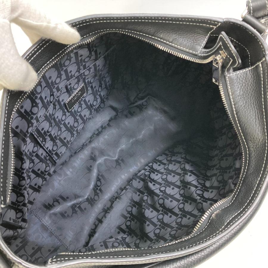 美品 Dior ディオール 1ADHO023UL サドル ソフトバッグ 斜め掛け カバン オブリーク ショルダーバッグ ブラック レディース【中古】 |  | 07