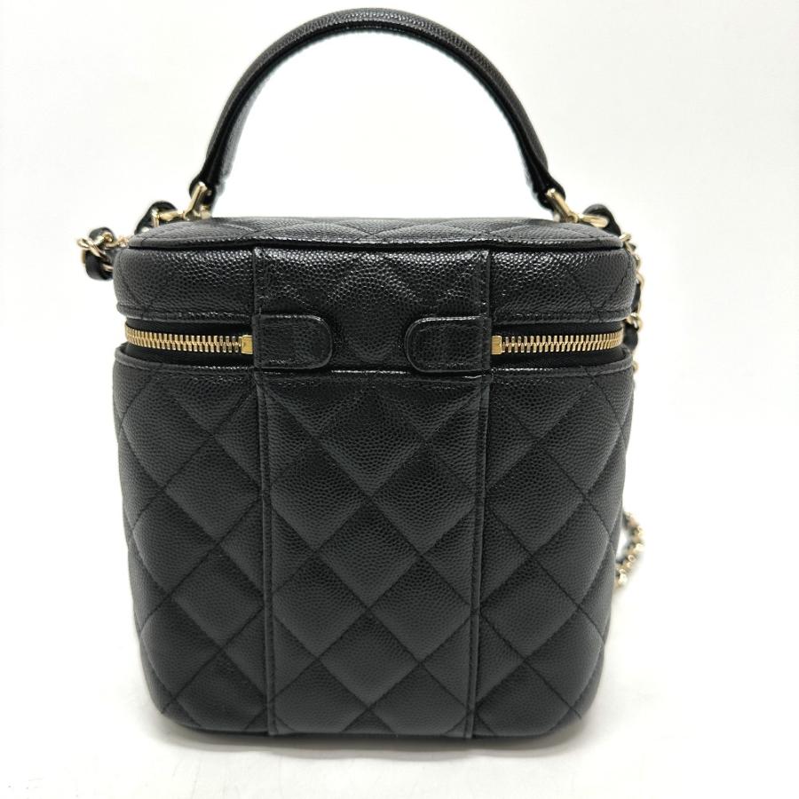 未使用 CHANEL シャネル AS2362 マトラッセ 2WAY チェーン ココマーク バニティバッグ ブラック レディース【中古】 | CHANEL | 01