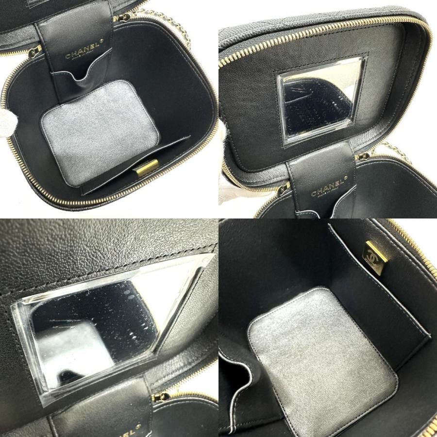 未使用 CHANEL シャネル AS2362 マトラッセ 2WAY チェーン ココマーク バニティバッグ ブラック レディース【中古】 | CHANEL | 08
