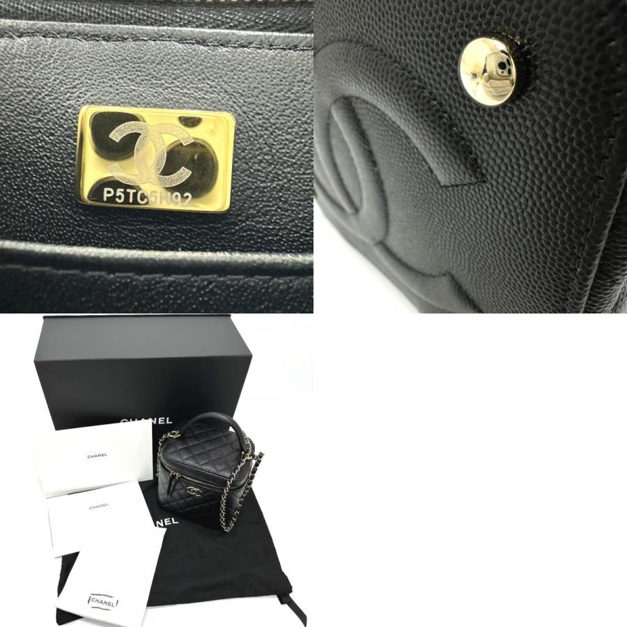 未使用 CHANEL シャネル AS2362 マトラッセ 2WAY チェーン ココマーク バニティバッグ ブラック レディース【中古】 | CHANEL | 09