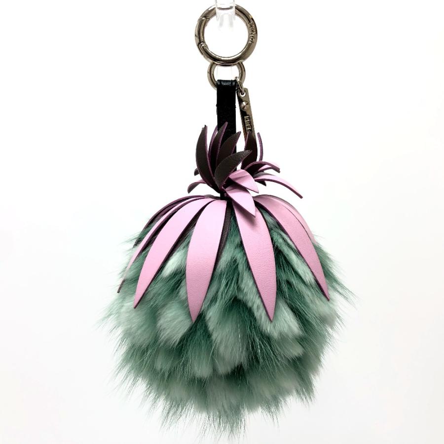FENDI バッグチャーム FENDI フェンディ 7AR577 ボンボンチャーム キーホルダー