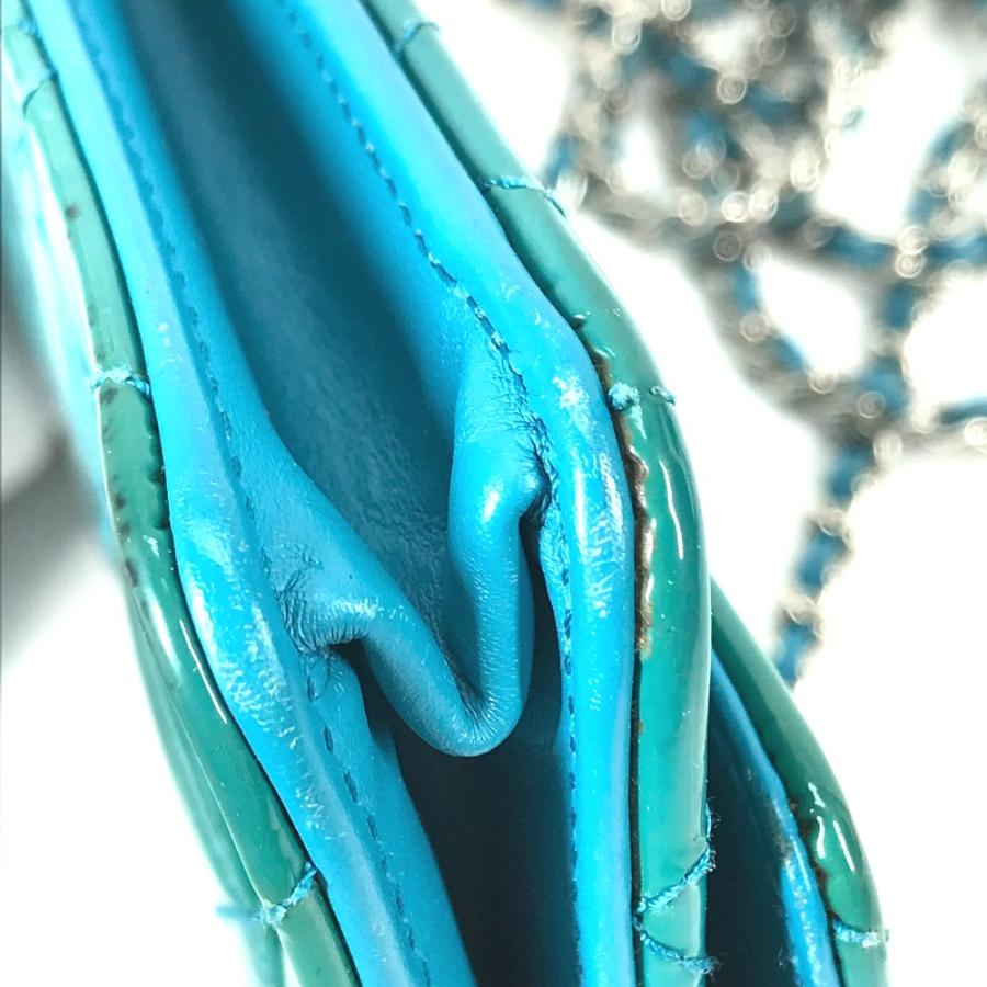 CHANEL キルティング 長財布 青 CHANEL ネイビー キルティング 長財布