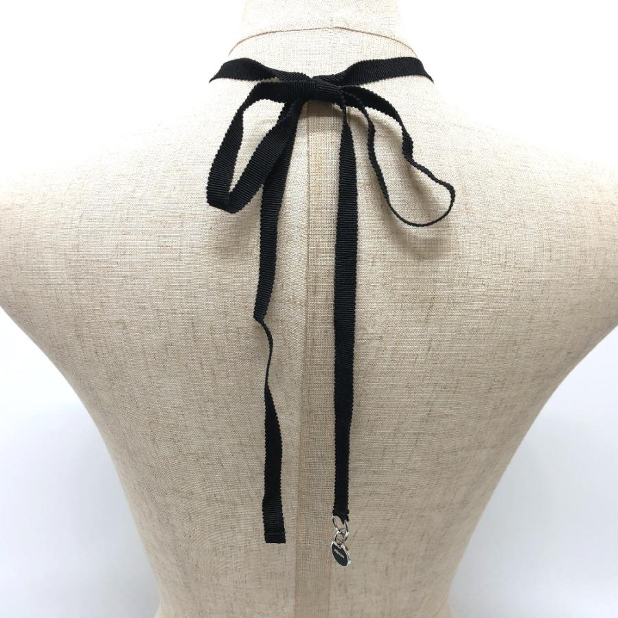 PRADA プラダ ビーズ  チョーカー ブラック レディース【中古】 | PRADA | 06