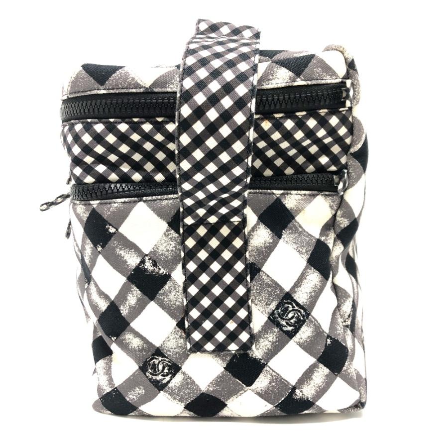 CHANEL シャネル クーラーバッグ 保冷バッグ チェック ココマーク  