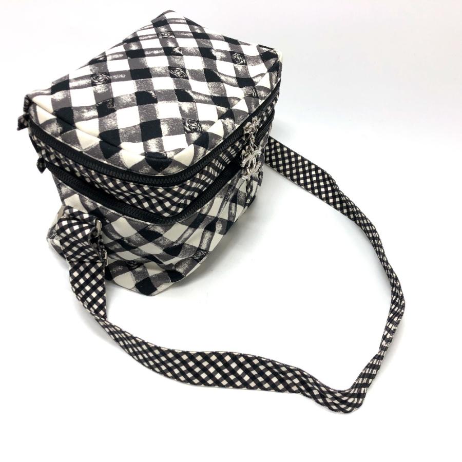 CHANEL シャネル クーラーバッグ 保冷バッグ チェック ココマーク  