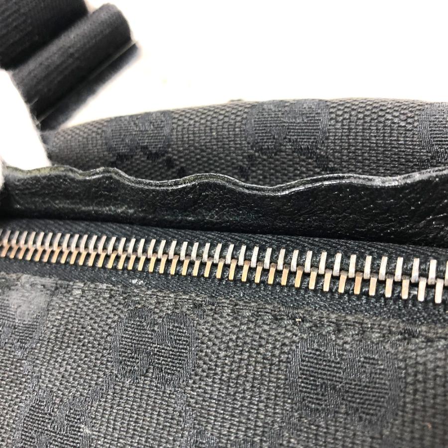 GUCCI グッチ 28566 ボディバッグ ベルトバッグ GG ウエストバッグ ブラック メンズ【中古】 | GUCCI | 03