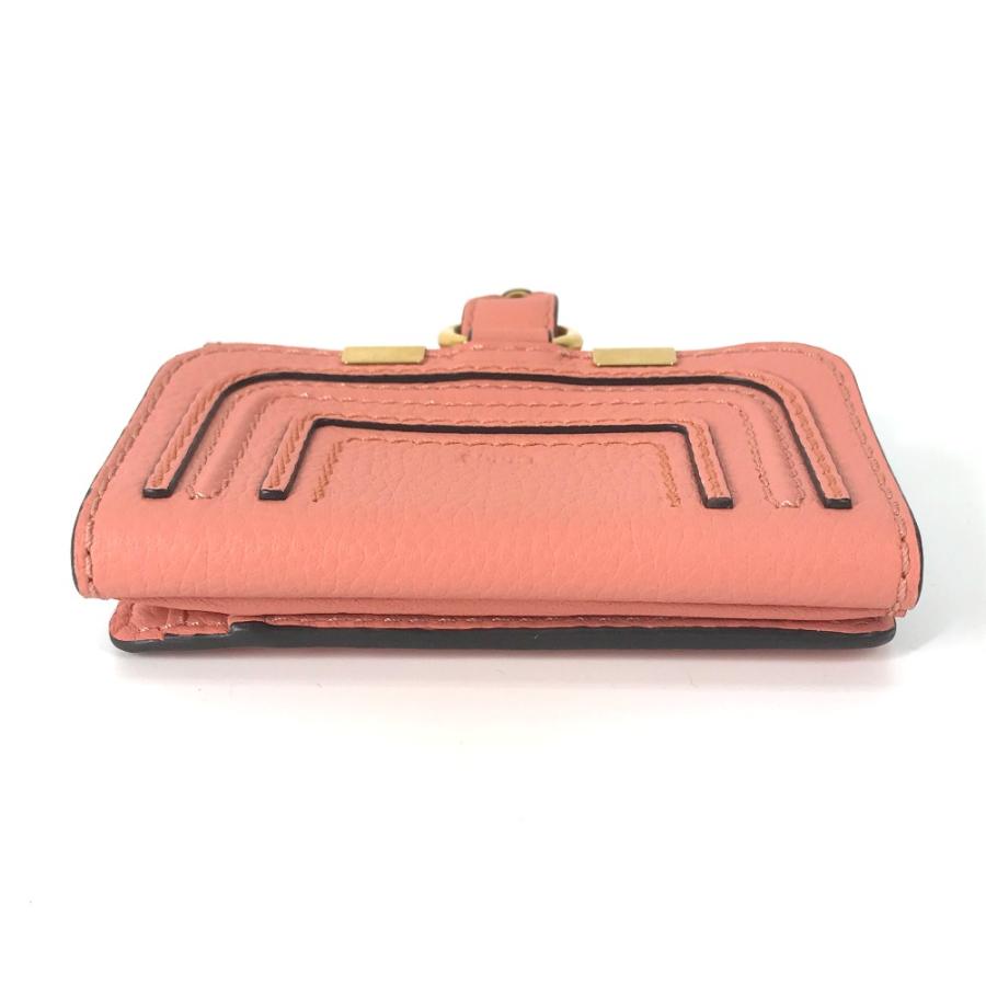 未使用 Chloe クロエ MARCIE マーシー コンパクトウォレット 2つ折り財布 ピンク レディース【中古】 | Chloe | 03