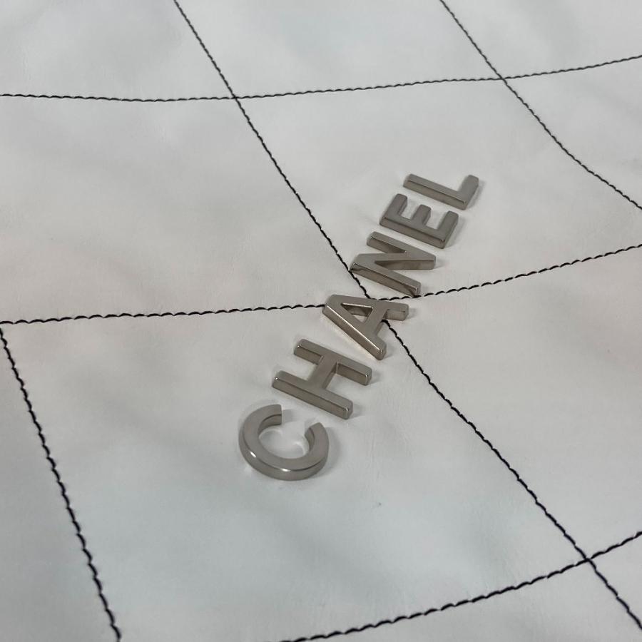 美品 CHANEL シャネル AS3313 CHANEL22 スモール チェーン リュックサック ハンドバッグ 2WAYバッグ リュックサック ホワイト【中古】 | CHANEL | 06