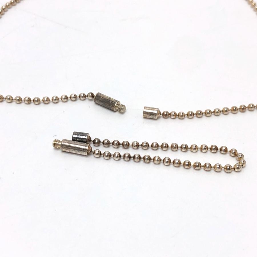 GUCCI グッチ ダブル ドッグタグ ネックレス ロゴ プレート ペンダントトップ シルバー メンズ【中古】 | GUCCI | 07