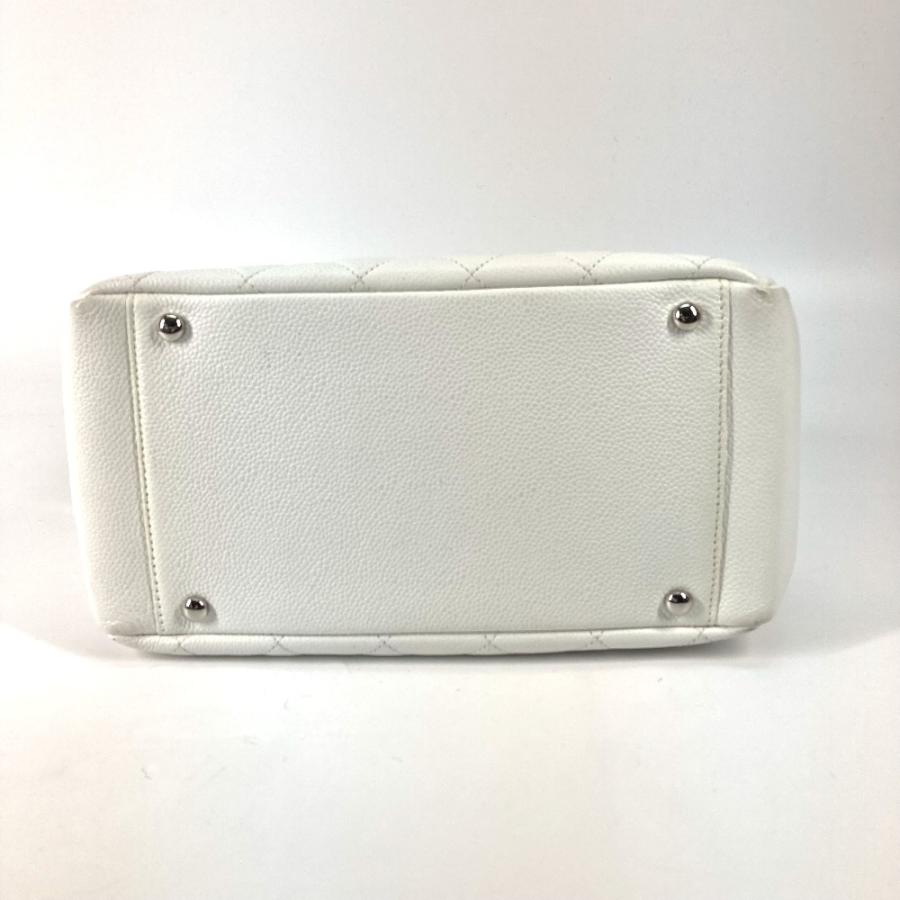 CHANEL シャネル タイムレス マトラッセ キルティング チェーン ショルダーバッグ カバン CC ココマーク トートバッグ ホワイト【中古】 | CHANEL | 03