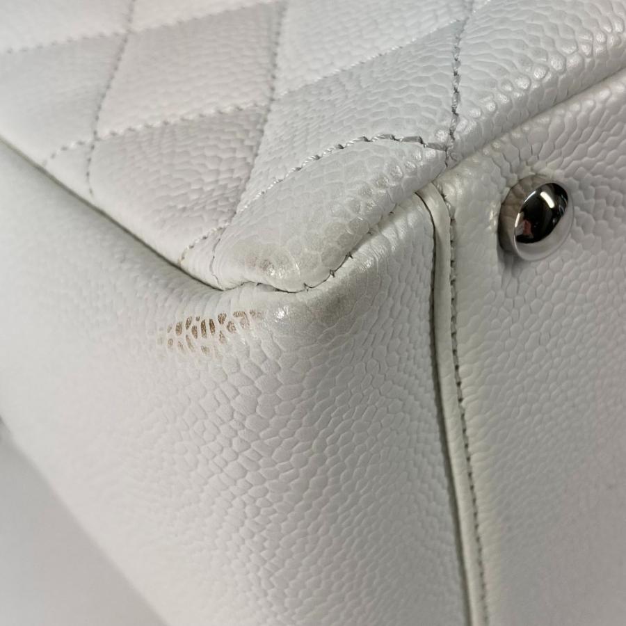 CHANEL シャネル タイムレス マトラッセ キルティング チェーン ショルダーバッグ カバン CC ココマーク トートバッグ ホワイト【中古】 | CHANEL | 04