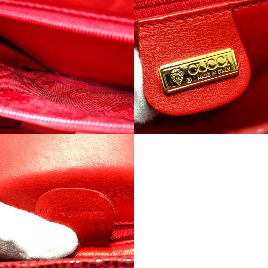GUCCI（グッチ） チェーン オールドグッチ ショルダーバッグ レッド 