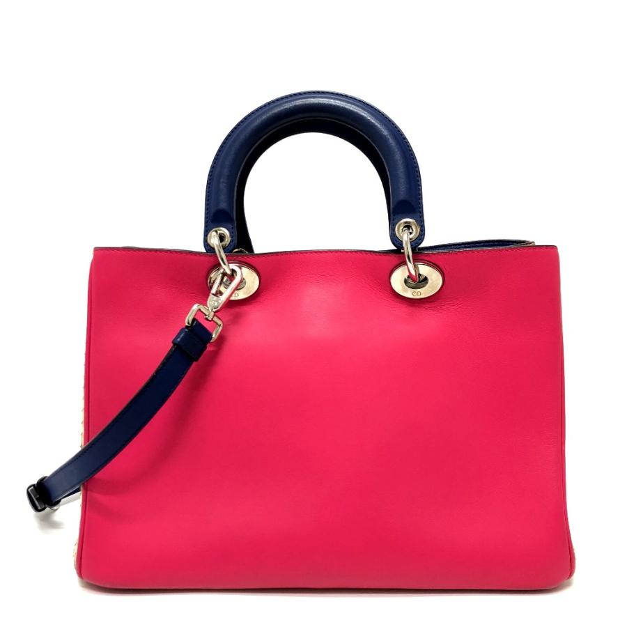 Christian Dior クリスチャンディオール ディオリッシモ パイソン 2WAY カバン ハンドバッグ ピンク レディース【中古】 |  | 01