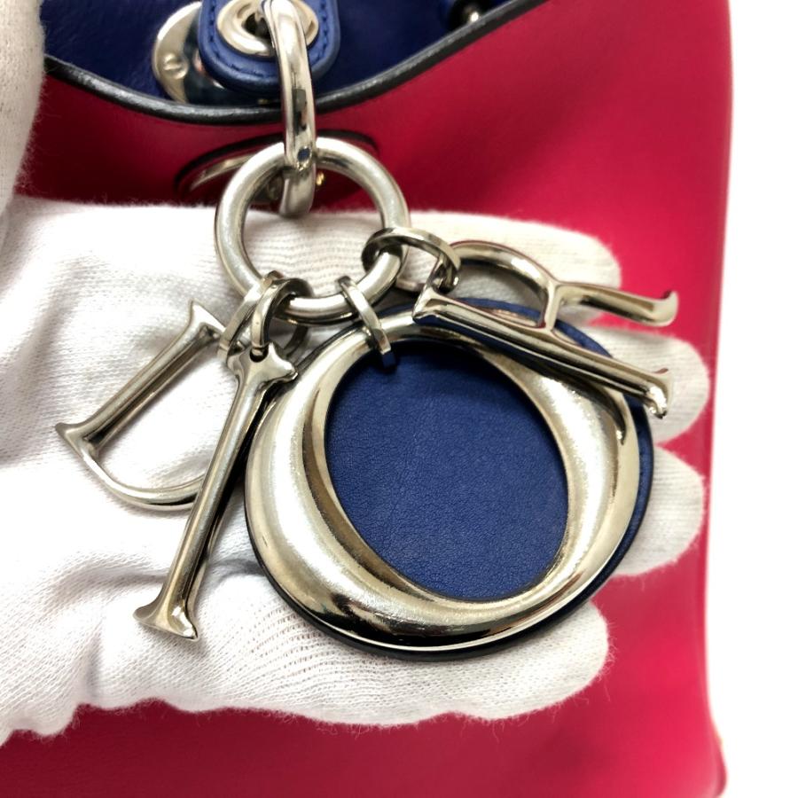 Christian Dior クリスチャンディオール ディオリッシモ パイソン 2WAY カバン ハンドバッグ ピンク レディース【中古】 |  | 05