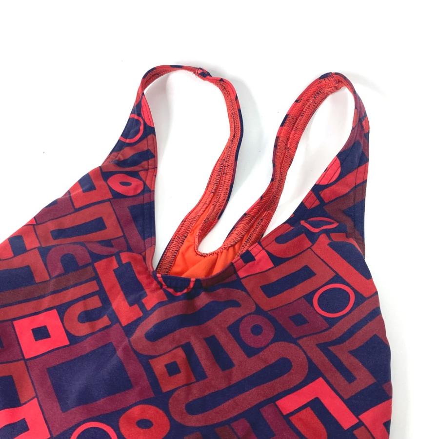 未使用 HERMES エルメス スイムウェア 総柄 水着 レッド レディース【中古】 | HERMES | 02