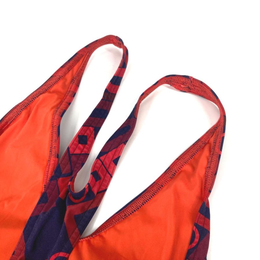 未使用 HERMES エルメス スイムウェア 総柄 水着 レッド レディース【中古】 | HERMES | 04