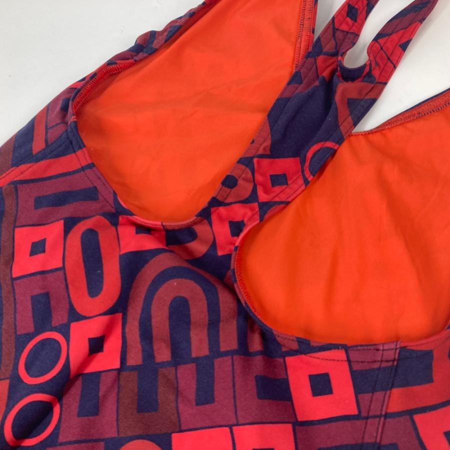 未使用 HERMES エルメス スイムウェア 総柄 水着 レッド レディース【中古】 | HERMES | 05