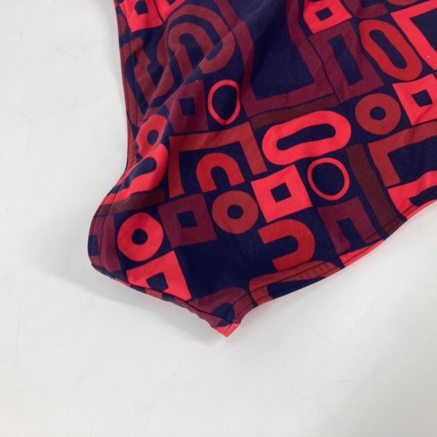 未使用 HERMES エルメス スイムウェア 総柄 水着 レッド レディース【中古】 | HERMES | 06